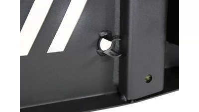 Spec-D Black Heavy Duty Steel Rear Step Bumper w/ License Lamp Toyota Tundra 2014-2021                                     - BBR-TUN14BK-C-WB - Image 9