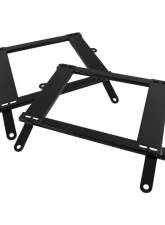 Spec-D 14" x 19" Tensile Mild Steel Racing Seat Mounting Brackets (2pc) Mitsubishi Lancer | EVO 7/8 2002-2006                                     - BKT-EVO01 - Image 10