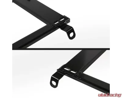 Spec-D 16" x 18" Tensile Mild Steel Racing Seat Mounting Brackets (2pc) Acura Integra 1990-1993 - BKT-INT90