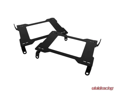 Spec-D 19" x 18" Tensile Mild Steel Racing Seat Mounting Brackets (2pc) Ford Mustang 2005-2014 - BKT-L-MST05