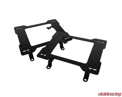 Spec-D 17.5" x 18.25" Tensile Mild Steel Racing Seat Mounting Brackets (2pc) Ford Mustang 1979-1998 - BKT-L-MST79