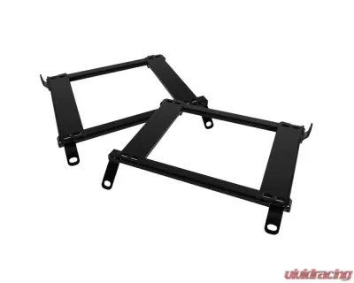 Spec-D 18" x 19" Tensile Mild Steel Racing Seat Mounting Brackets (2pc) Nissan 240SX S13/S14 1989-1998 - BKT-S1389