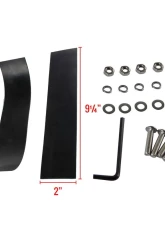Spec-D 3" Black Universal  Aluminum Light Mounting Brackets                                     - BKTL-UNV300 - Image 7