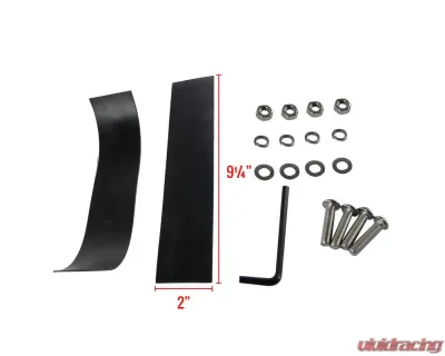 Spec-D 3" Black Universal  Aluminum Light Mounting Brackets - BKTL-UNV300
