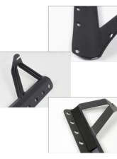 Spec-D 50"Black  Windshield Light Mounting Bracket Jeep Wrangler 2007-2018                                     - BKTL-WRG07LG - Image 2