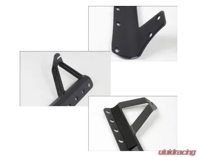 Spec-D 50"Black  Windshield Light Mounting Bracket Jeep Wrangler 2007-2018 - BKTL-WRG07LG