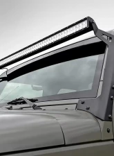 Spec-D 50"Black  Windshield Light Mounting Bracket Jeep Wrangler 2007-2018                                     - BKTL-WRG07LG - Image 10
