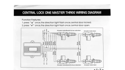 Spec-D Universal Remote Keyless Power Door Lock/Unlock Entry Kit w/ 4-Function Remote Controls                                     - CDS-110B - Image 10