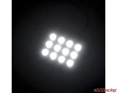Spec-D Universal SMD 12pc LED Panel Dome Halogen Light - CLD-L23D-12