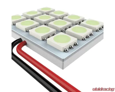 Spec-D Universal SMD 12pc LED Panel Dome Halogen Light - CLD-L23D-12