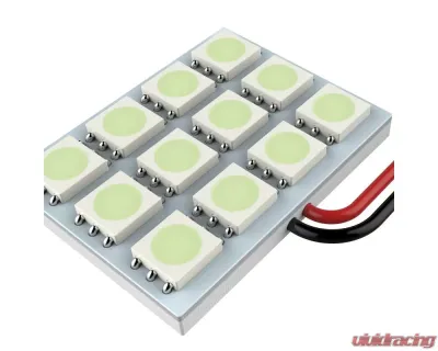 Spec-D Universal SMD 12pc LED Panel Dome Halogen Light - CLD-L23D-12