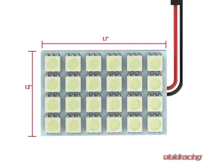 Spec-D Universal SMD 24pc LED Panel Dome Halogen Light - CLD-L23D-24