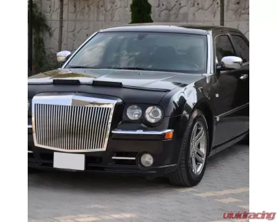 Spec-D Black ABS Headlights Cover Chrysler 300C 2005-2010 - EB-300C05