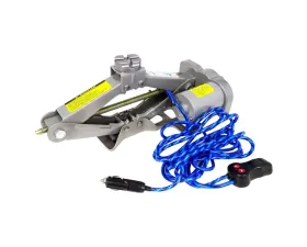 Spec-D Universal 12v 2-Ton Emergency Electric Scissor Jack & Impact Wrench Kit