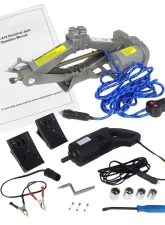 Spec-D Universal 12v 2-Ton Emergency Electric Scissor Jack & Impact Wrench Kit                                     - EJ-A20H - Image 7