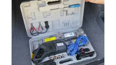 Spec-D Universal 12v 2-Ton Emergency Electric Scissor Jack & Impact Wrench Kit                                     - EJ-A20H - Image 8