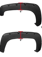 Spec-D Textured Rivet Style Fender Flares Chevrolet | GMC 1988-1999                                     - FDF-C1088-TS-RS - Image 2