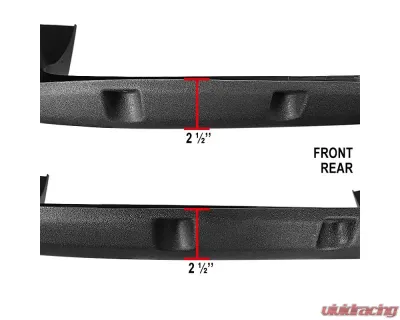 Spec-D Textured Rivet Style Fender Flares Chevrolet | GMC 1988-1999 - FDF-C1088-TS-RS