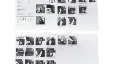 Spec-D Smooth Polypropylene Rivet Style Fender Flares Chevrolet | GMC 1988-1999                                     - FDF-C1088V2-PK-MP - Image 8