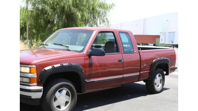 Spec-D Smooth Polypropylene Rivet Style Fender Flares Chevrolet | GMC 1988-1999                                     - FDF-C1088V2-PK-MP - Image 10