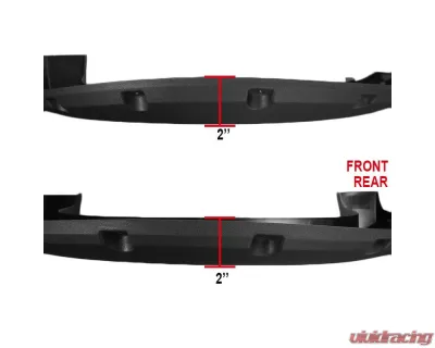 Spec-D Textured Rivet Style Fender Flares Ford | Lincoln 2004-2008 - FDF-F15004-TS-RS