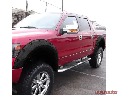 Spec-D Textured Rivet Style Fender Flares Ford F-150 2009-2014 - FDF-F15009-TS-RS