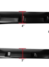 Spec-D Smooth Rivet Style Fender Flares Ford F-150 2009-2014                                     - FDF-F15009A-PK-MP - Image 2