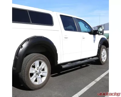 Spec-D Smooth Rivet Style Fender Flares Ford F-150 2009-2014 - FDF-F15009A-PK-MP