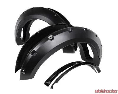 Spec-D Smooth Rivet Style Fender Flares Ford F-150 2015-2017 - FDF-F15015A-PK-MP