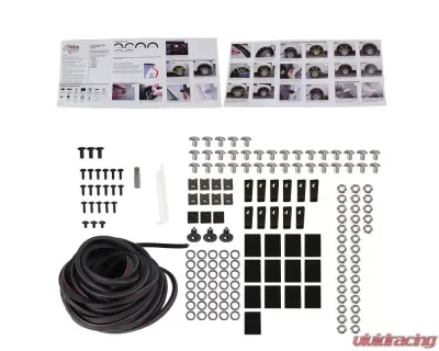 Spec-D Smooth Rivet Style Fender Flares Ford F-150 2015-2017 - FDF-F15015A-PK-MP