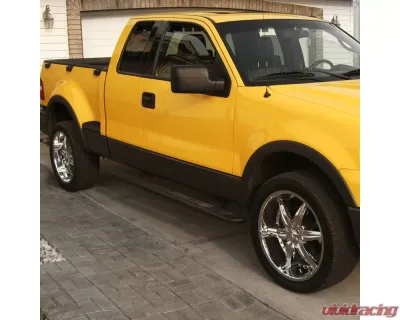 Spec-D Smooth Factory OE Style Fender Flares Ford F-150 2004-2008 - FDF-F150F04BK-RS