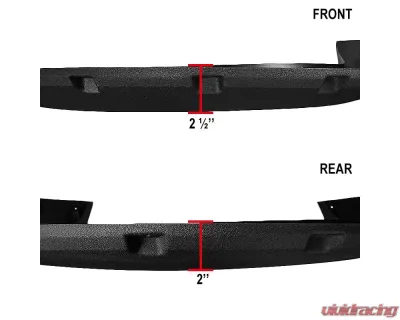 Spec-D Textured Rivet Style Fender Flares Ford F-250 | F-350 2011-2016 - FDF-F25011-TS-RS