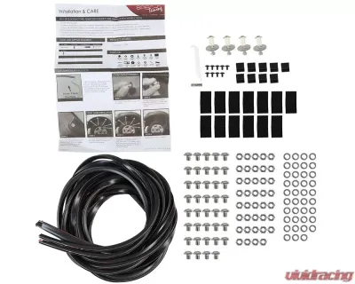 Spec-D Textured Rivet Style Fender Flares Ford F-250 | F-350 2011-2016 - FDF-F25011-TS-RS