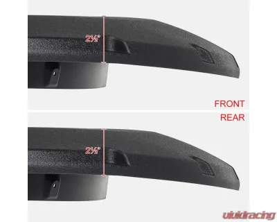 Spec-D Textured Rivet Style Fender Flares Ford F-250 | F-350 2017-2020 - FDF-F25017-TS-MP