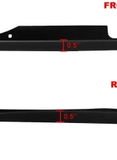 Spec-D Textured Factory OE Style Fender Flares Ford F-250 | F350 1999-2007                                     - FDF-F25099BK-RS - Image 3