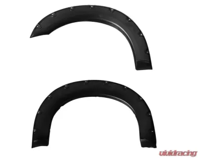 Spec-D Smooth Rivet Polypropylene Style Fender Flares Ford F-250 | F350 1999-2007 - FDF-F25099V2-PK-MP
