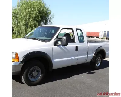 Spec-D Smooth Rivet Polypropylene Style Fender Flares Ford F-250 | F350 1999-2007 - FDF-F25099V2-PK-MP