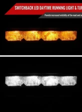 Spec-D Switchback LED Front Flat Fender Flares Jeep Gladiator JT 2020-2022                                     - FDF-GDT20A-F-WB - Image 5