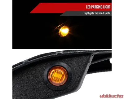 Spec-D Switchback LED Front Flat Fender Flares Jeep Gladiator JT 2020-2022 - FDF-GDT20A-F-WB