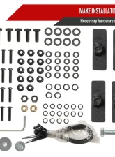 Spec-D Switchback LED Front Flat Fender Flares Jeep Gladiator JT 2020-2022                                     - FDF-GDT20A-F-WB - Image 9
