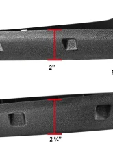 Spec-D Rough Textured Rivet Style Fender Flares Dodge RAM 2002-2009                                     - FDF-RAM02-TS-RS - Image 3