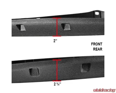 Spec-D Rough Textured Rivet Style Fender Flares Dodge RAM 2002-2009 - FDF-RAM02-TS-RS