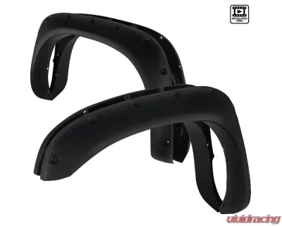 Spec-D Smooth Rivet Polypropylene Style Fender Flares Dodge RAM 2002-2009 - FDF-RAM02B-PK-MP