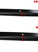 Spec-D Smooth Factory OE Style Fender Flares Dodge RAM 2002-2009                                     - FDF-RAM02BK-MP - Image 3