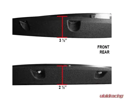 Spec-D Textured Rivet Style Fender Flares Dodge RAM 1500 2009-2021 - FDF-RAM0915-TS-RS