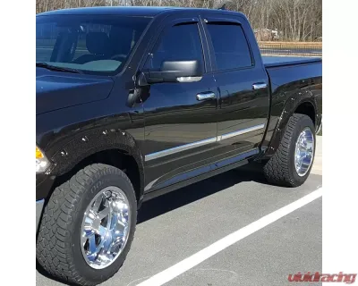Spec-D Textured Rivet Style Fender Flares Dodge RAM 1500 2009-2021 - FDF-RAM0915-TS-RS