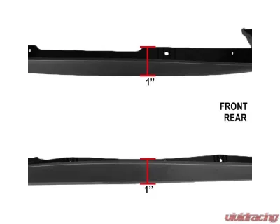 Spec-D Smooth Factory OE Style Fender Flares Dodge RAM 1500 2009-2021 - FDF-RAM0915BK-MP
