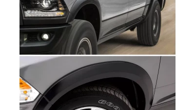 Spec-D Smooth Factory OE Style Fender Flares  Dodge Ram 1500 2009-2023                                     - FDF-RAM0915BK-MP - Image 10