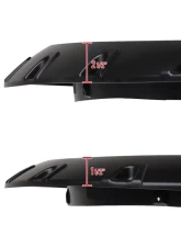 Spec-D Smooth V2 Rivet Style Fender Flares Dodge RAM 1500 2009-2021                                     - FDF-RAM0915V2-PK-MP - Image 3