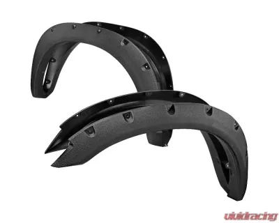 Spec-D Textured Rivet Style Fender Flares Dodge RAM 2500 | 3500 2010-2017 - FDF-RAM1025-TS-RS